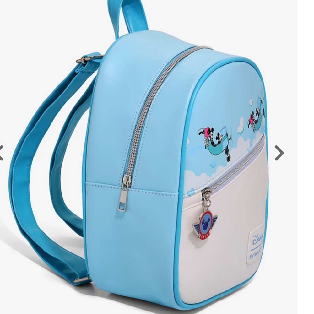 Disney Mickey Mouse Airplane Crazy Mini Backpack - Picture 2 of 14